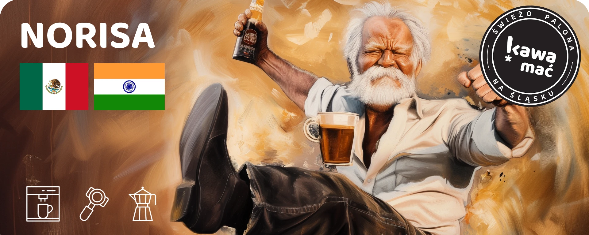 mocna kawa ziarnista