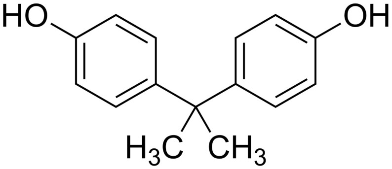 Bisfenol A - struktura chemiczna