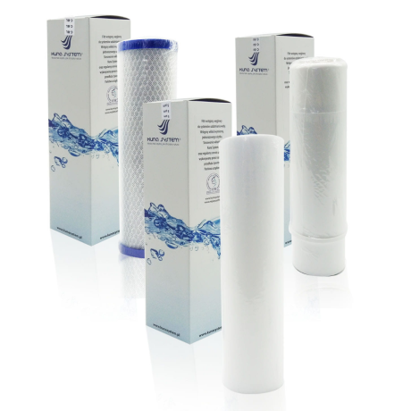 Zestaw wkładów wymiennych do filtrów Kuna System