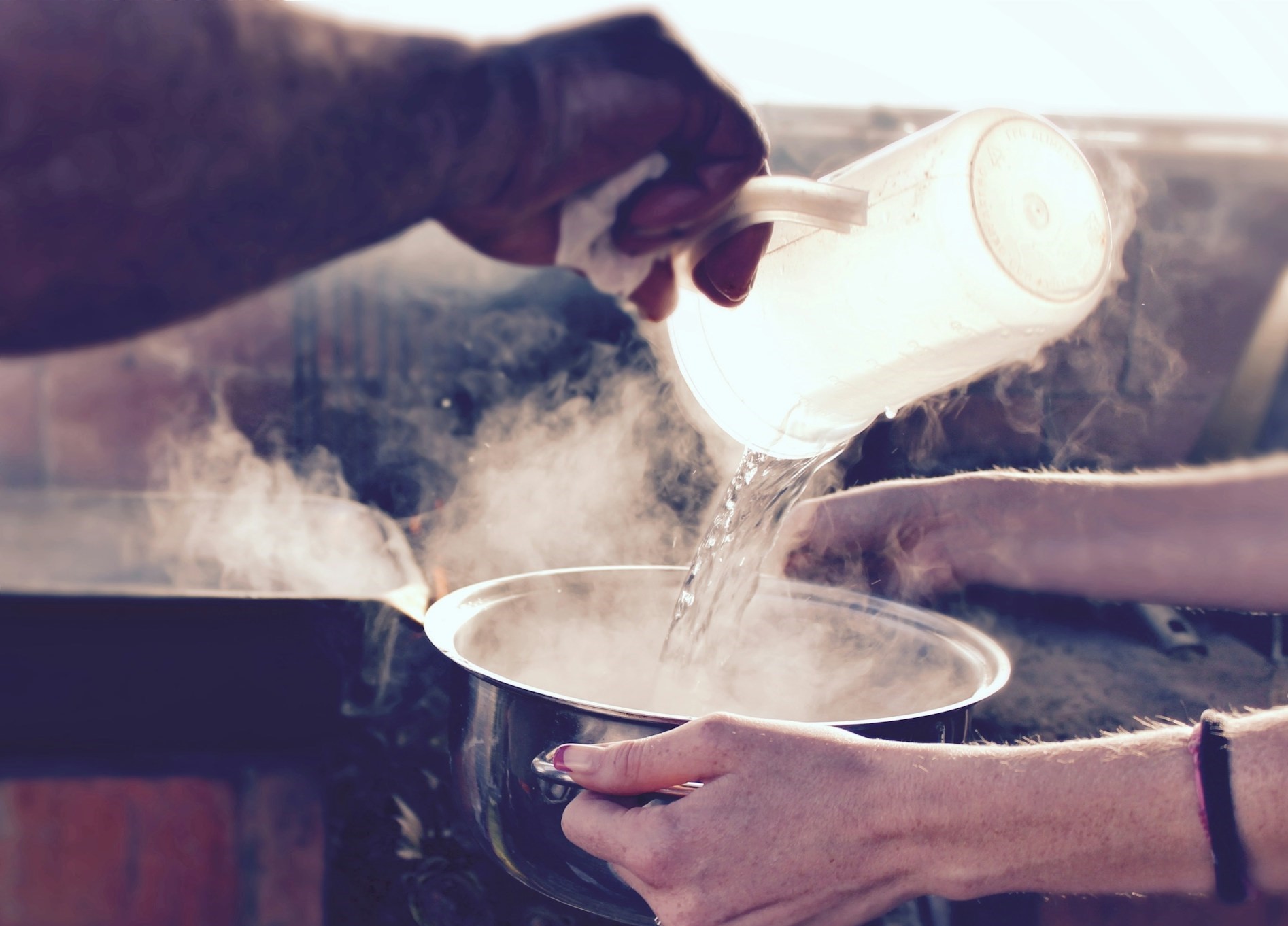 Przegotowywanie wody do gotowania