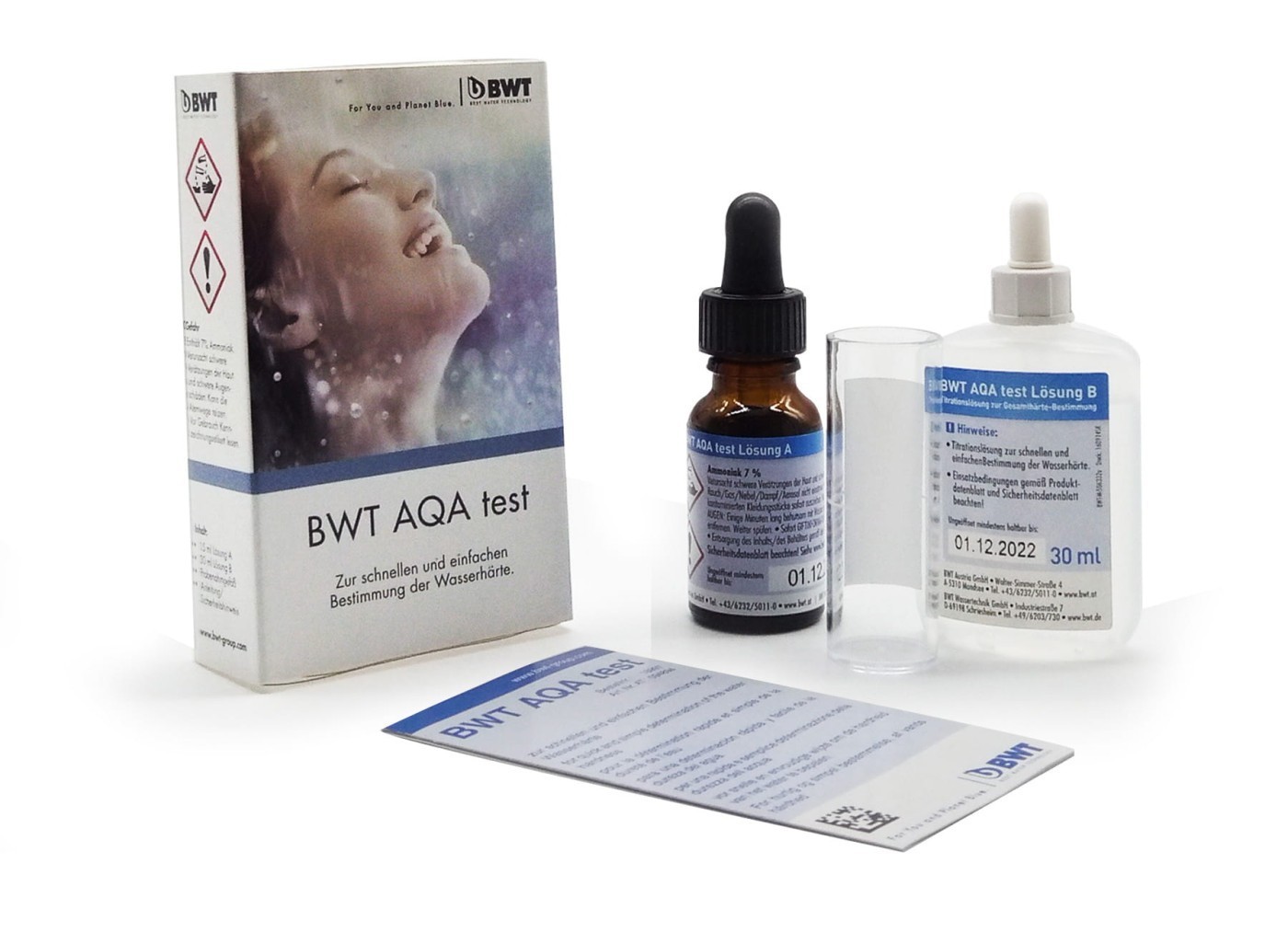 Kropelkowy tester twardości wody BWT Aquatest