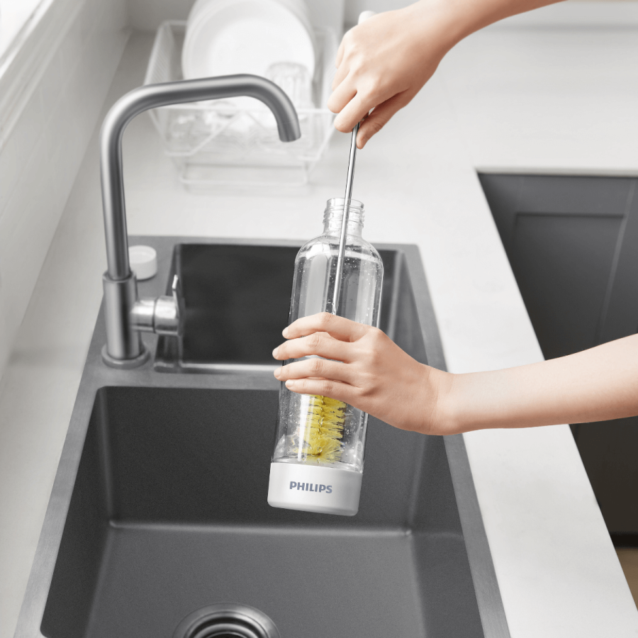 Czyszczenie butelki do saturatora Philips