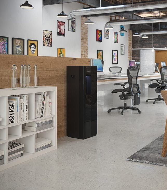 Dystrybutor wody - aranżacja w biurze