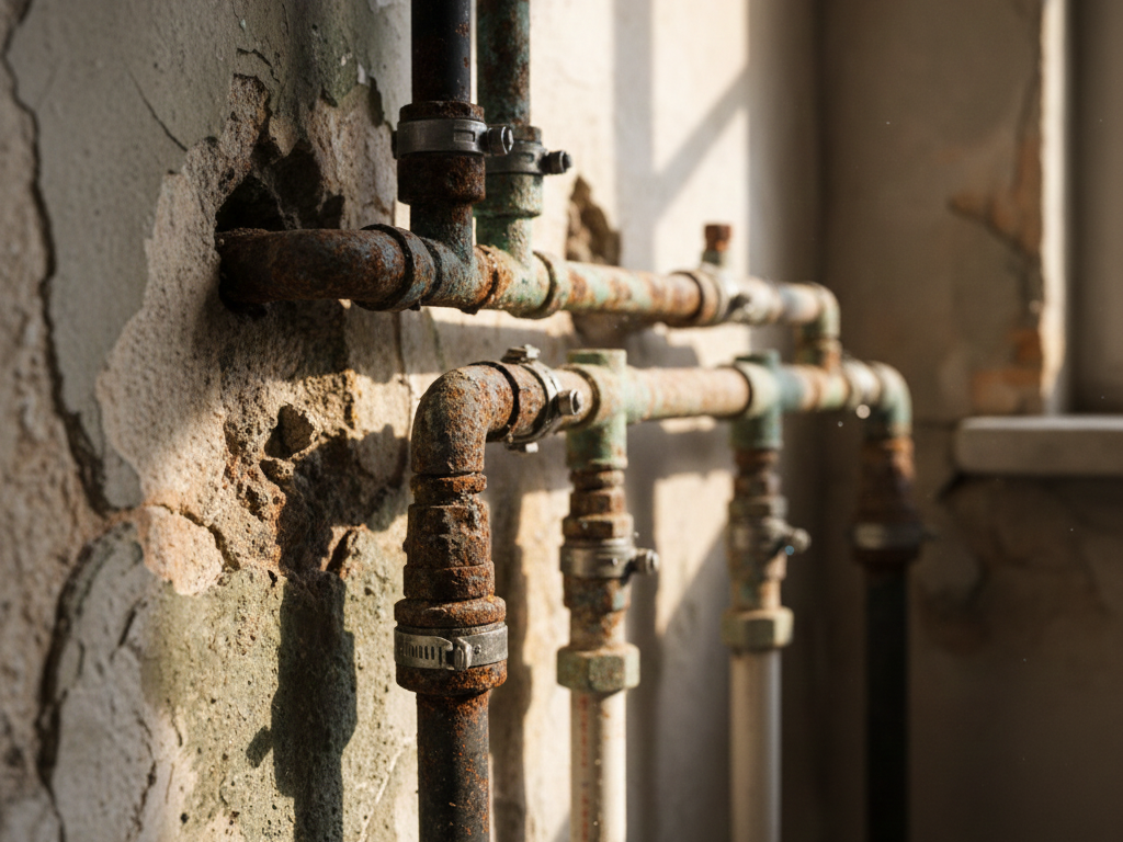 Stara instalacja wodna