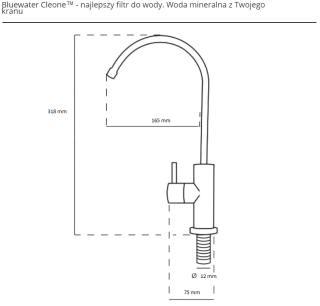 Bluewater Cleone najlepszy filtr do wody. Znany i polecany filtr do wody. Cleone to krystalicznie czysta woda z kranu i koniec kupowania plastikowej wody.