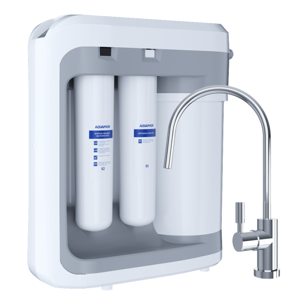 Aquaphor RO-206S HoReCa (RO-203) wydajny system odwróconej osmozy z dwoma membranami. Filtr do gastronomii, firmy, piekarni (DWM-203).