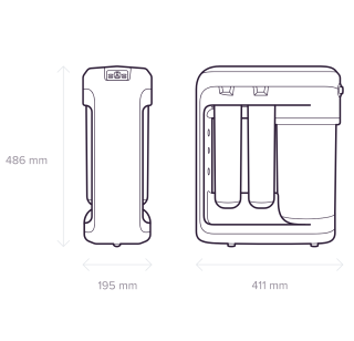 Aquaphor RO-206S HoReCa (RO-203) wydajny system odwróconej osmozy z dwoma membranami. Filtr do gastronomii, firmy, piekarni (DWM-203).