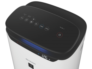 Sharp FP-J60EUW wydajny oczyszczacz powietrza z jonizacją. Idealny oczyszczacz dla alergika.