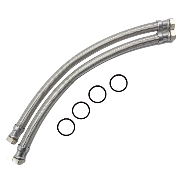 Zestaw 2 węży przyłączeniowych 70 cm BWT 1'' x 1''