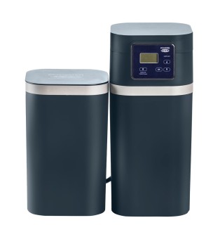 Ecowater eVolution Duo Ed, wydajny zmiękczacz wody do mieszkania. Mały zmiękczacz do wody z kamieniem.