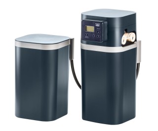 Ecowater eVolution Duo Ed, wydajny zmiękczacz wody do mieszkania. Mały zmiękczacz do wody z kamieniem.