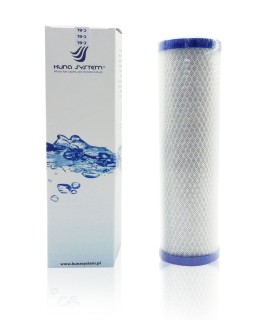 Wkład węglowy C-BL, wymienny do filtrów 10 cali (odwrócona osmoza, filtry wstępne). Oryginalny filtr CTO węglowy Kuna Filter.