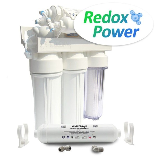 Kuna Filter RO-7 Redox, odwrócona osmoza, filtr do wody. Ekonomiczny filtr osmotyczny z jonizacją wody.