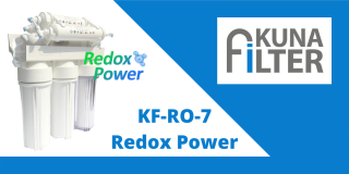 Kuna Filter RO-7 Redox srebrny kran