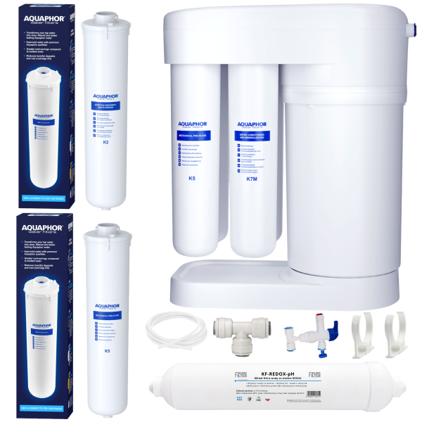 Filtr do wody Aquaphor Morion RO-101S Redox Power + wkłady K2 i K5