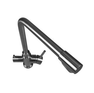 Bateria dwuobwodowa Bluewater. Kran trójdrożny do systemów uzdatniania wody. Bluewater Sweden.