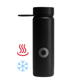 Bidon (lekki termos) sportowy, termos na wodę, do szkoły, na spacer, rower i  siłownię. Utrzymuje temperaturę. Kolor czarny.