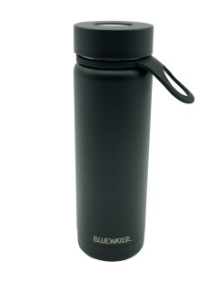 Bidon (lekki termos) sportowy, termos na wodę, do szkoły, na spacer, rower i  siłownię. Utrzymuje temperaturę. Kolor czarny.