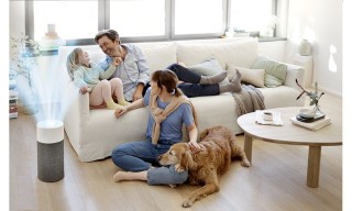 Blueair Blue 3210 oczyszczacz powietrza. Czujnik i wskaźnik jakości powietrza.