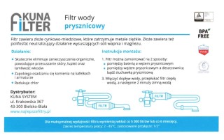 Filtr prysznicowy. Zestaw 3 sztuki! Zadbaj o swoje włosy i o komfort podczas kąpieli. Filtr do słuchawki prysznicowej.