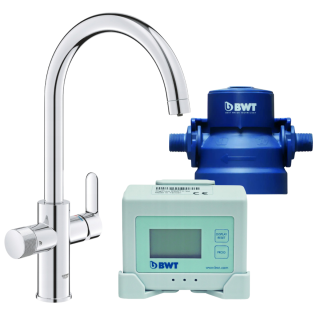 zestaw instalacyjny z baterią grohe