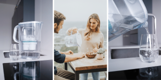 Dzbanek filtrujący BWT Aqualizer ze wskaźnikiem LED. Dzbanek z dwoma wkładami magnezowymi.