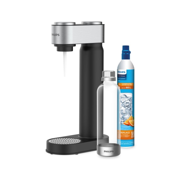 Saturator Philips Soda Maker GoZero - czarny saturator ADD4902BK + cylinder CO2