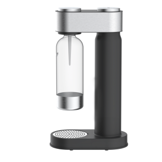 Saturator do gazowania wody Philips, kolor czarny. Kompletne urządzenie z cylindrem CO2 i butelką do gazowania.