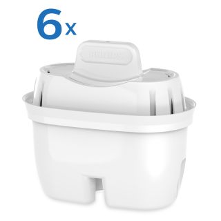 Wkłady filtrujące Philips AWP212 do dzbanków. Zestaw promocyjny 6 sztuk wkładów Philips. Wkład do dzbanka Philips.