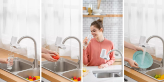 Filtr wody na kran Philips AWP3703. Oczyszczona woda prosto z kranu. Filtr wody nakranowy.