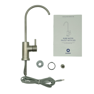 Kran elektroniczny do Bluewater Spirit. Wylewka z diodą LED do podłaczenia filtra Bluewater Spirit.