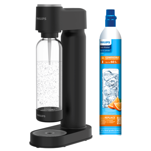 Saturator Philips Soda Maker GoZero - czarny saturator ADD4901BK/10 + butla CO2