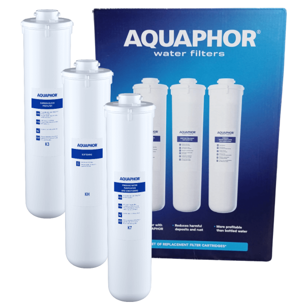 Wkład filtrujący Zestaw wkładów Aquaphor Kryształ H - filtry K3, K4, K7