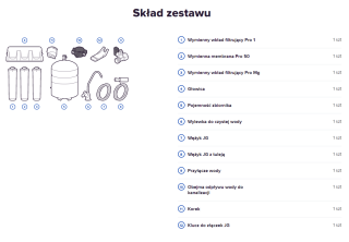 Filtr pod zlew Aquaphor Osmo Pro 50. Odwrócona osmoza w wersji ekonomicznej z mineralizacją i zbiornikiem wody.