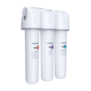 Filtr zmiękczający pod zlew Aquaphor Eco H Pro. Wydajny filtr wody o niewielkich rozmiarach. Zestaw z kranem.