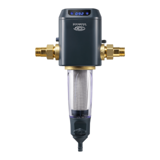 Ecowater automatyczny filtr wstępny na instalację. Ecowater Smart Filter stosowany przed zmiękczaczem wody.
