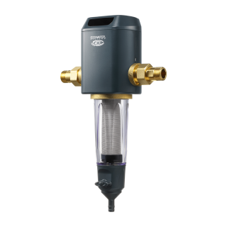 Ecowater automatyczny filtr wstępny na instalację. Ecowater Smart Filter stosowany przed zmiękczaczem wody.