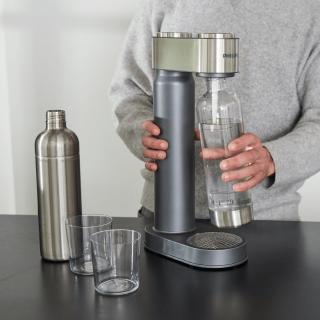 Philips Soda Maker GoZero - czarny saturator ADD4902BK/10  + 2 butle CO2 + butelka do gazowania