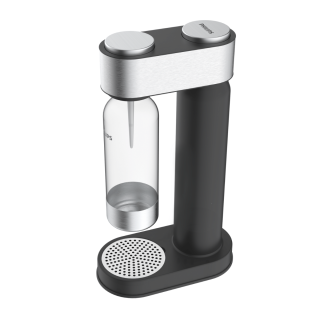 Syfon do gazowania wody Philips, kolor czarny. Drugi nabój CO2 w zestawie. Kompletne urządzenie do gazowania wody. Philips ADD4902BK/10.