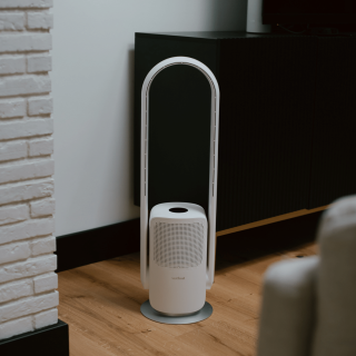 Wentylator oczyszczacz powietrza Vestfrost VP-B1F50WH. 6 stopni filtracji, filtr HEPA, jonizacja, Wi-Fi.