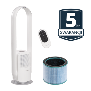 Wentylator oczyszczacz powietrza Vestfrost VP-B1F50WH. 6 stopni filtracji, filtr HEPA, jonizacja, Wi-Fi.
