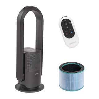 Wentylator z funkcją oczyszczania powietrza Vestfrost VP-B1H50GP. 6 stopni filtracji + funkcja ogrzewania. HEPA, jonizacja, Wi-Fi.