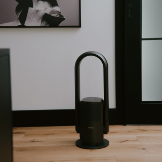 Wentylator z funkcją oczyszczania powietrza Vestfrost VP-B1H50GP. 6 stopni filtracji + funkcja ogrzewania. HEPA, jonizacja, Wi-Fi.