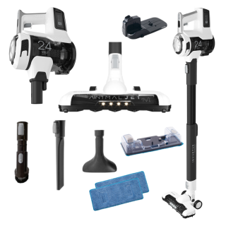 Odkurzacz bezprzewodowy z mopem SHARP SA-VP4000WS. Wydajny i polecany odkurzacz z nakładką mopującą.