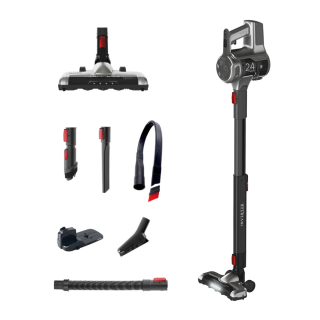 Odkurzacz bezprzewodowy pionowy SHARP SA-VP3501BS Car. Odkurzacz akumulatorowy, stojący z zestawem szczotek do sprzątania samochodu.