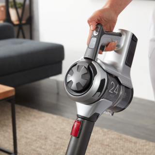 Odkurzacz bezprzewodowy pionowy SHARP SA-VP3501BS Car. Odkurzacz akumulatorowy, stojący z zestawem szczotek do sprzątania samochodu.