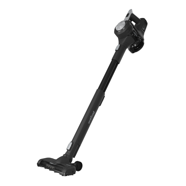 Odkurzacz bezprzewodowy z mopem Vestfrost VF-VM4501GS AQUA Plus Power. Odkurzacz akumulatorowy, stojący. Wydajny odkurzacz z funkcją mopowania.