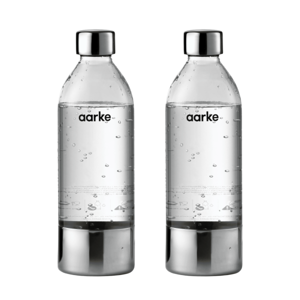 Butelki Aarke do saturatora zapasowe. 2 x oryginalna butelka pasuje do modeli AARKE 2 i 3.