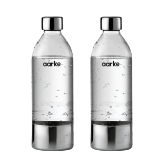 Butelki Aarke do saturatora zapasowe. 2 x oryginalna butelka pasuje do modeli AARKE 2 i 3.