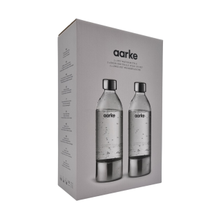 Butelki Aarke do saturatora zapasowe. 2 x oryginalna butelka pasuje do modeli AARKE 2 i 3.